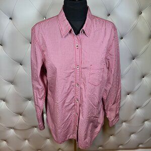 Weatherproof Men's Red Checkered Shirt Size L